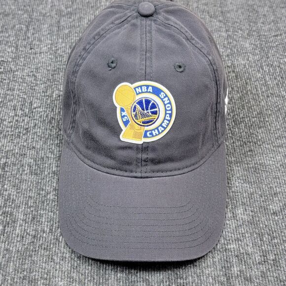 Golden State Warriors Hat Mens Gray 2017 5X NBA Basketball Champions Adidas Cap - Picture 1 of 12